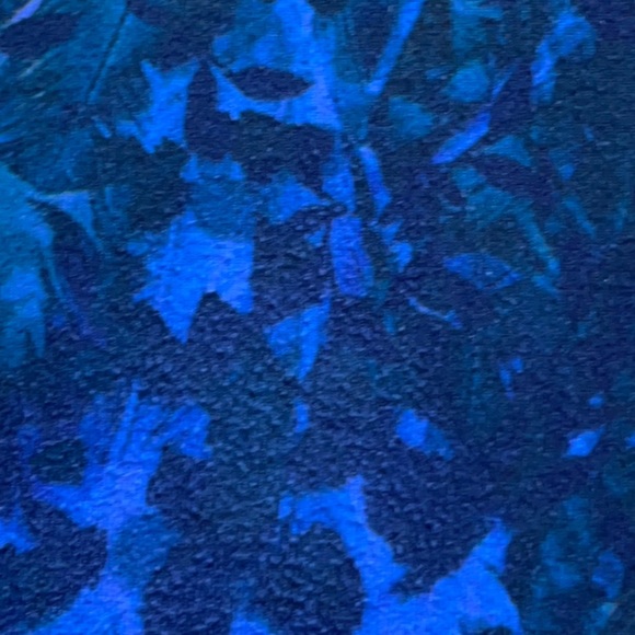 Lululemon Wunder Under *Full-On LuonFloral Sport Backdrop Iris Flower. - Picture 11 of 14